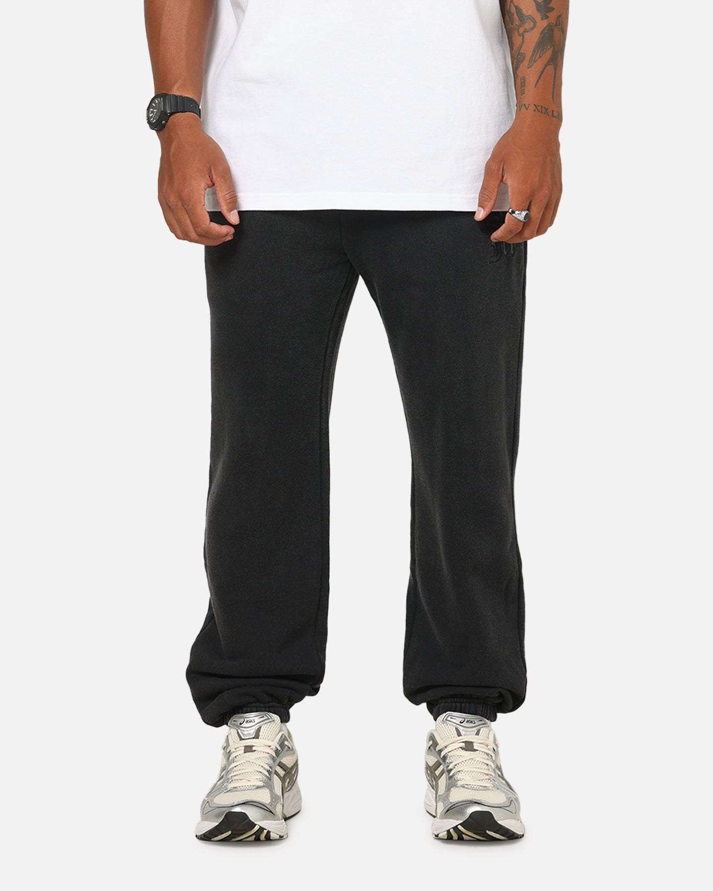 Saint Morta Gothic Sweatpants Sunfade Black | Culture Kings US