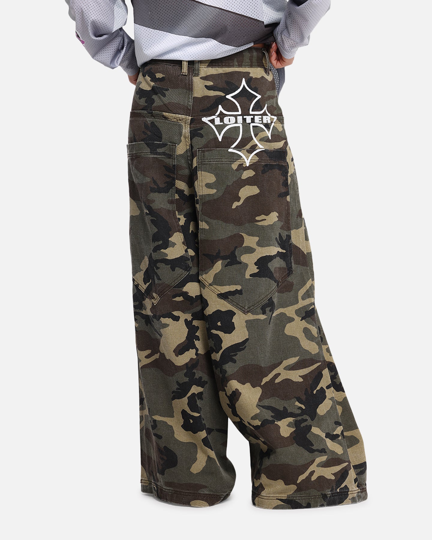 Loiter Skate Jeans Woodland Camo | Culture Kings US