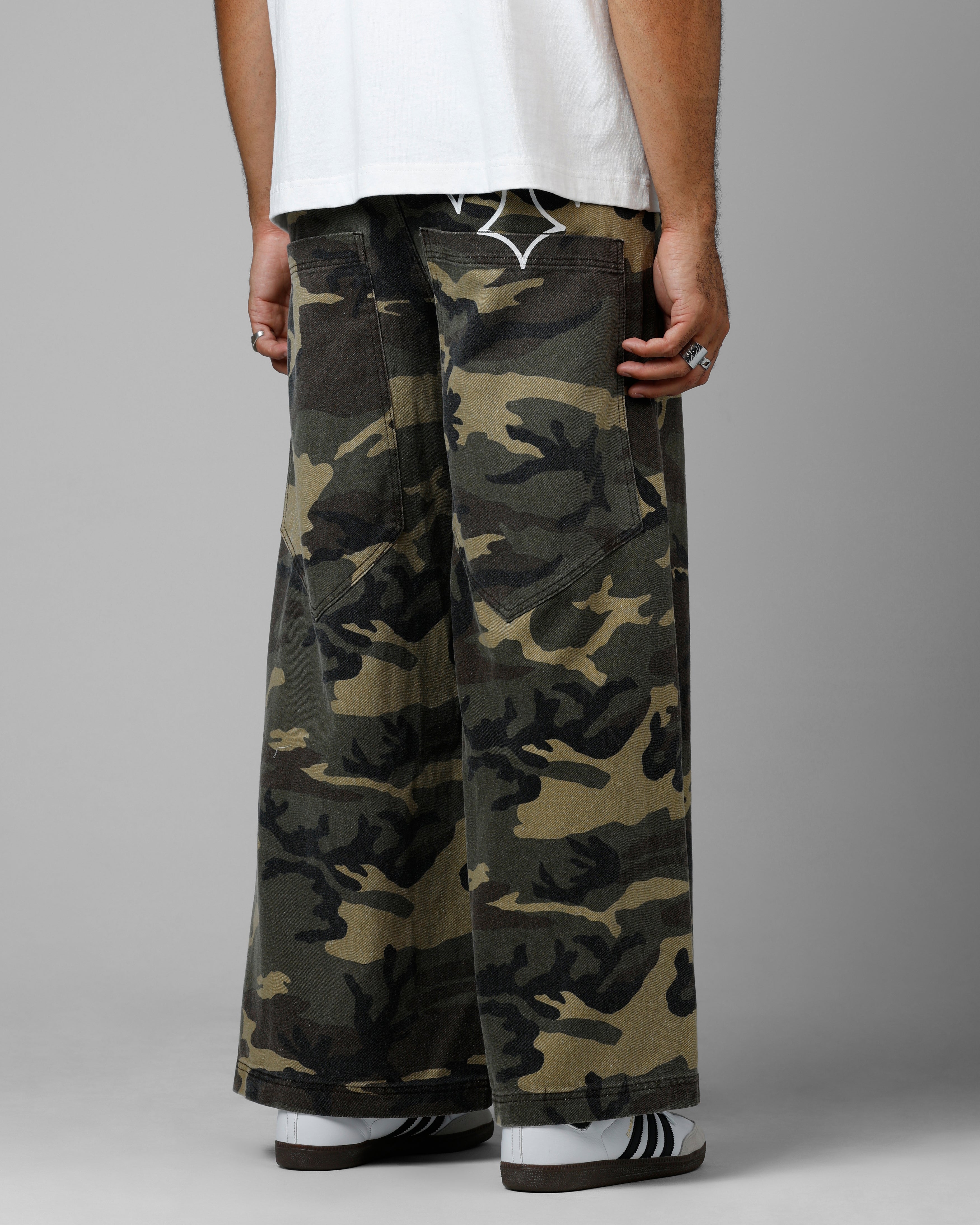 Loiter Skate Jeans Washed Camo | Culture Kings US