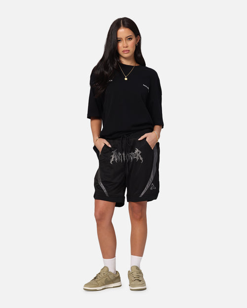 The Anti Order Sparta Mesh Basketball Shorts Black/Grey