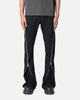 MNML D519 Zipper Flare Denim Jeans Black