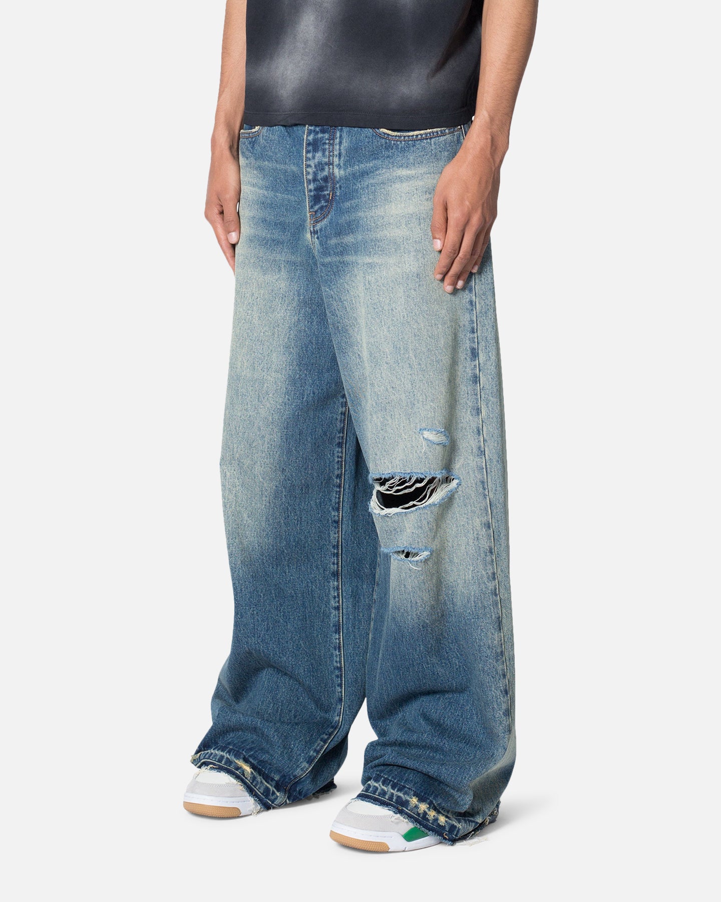 本日限定価格　mnml Baggy Rave Denim Blue Baggy Rave Denim - Light Blue | mnml | shop now