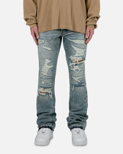 MNML B469 Flare Denim Jeans Blue