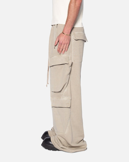 MNML Rave Double Cargo Sweatpants Washed Earth