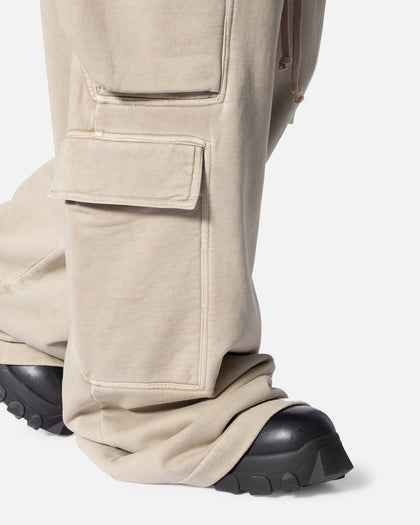 MNML Rave Double Cargo Sweatpants Washed Earth
