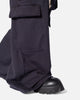 MNML Rave Double Cargo Sweatpants Washed Black