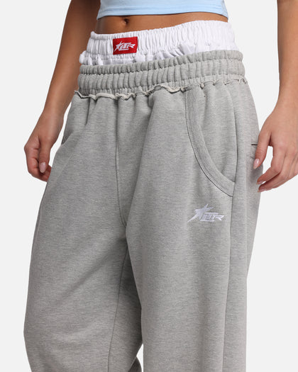 Loiter Layered Track Pants Grey