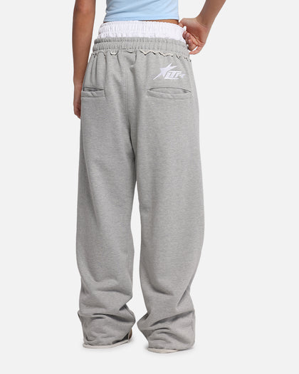 Loiter Layered Track Pants Grey