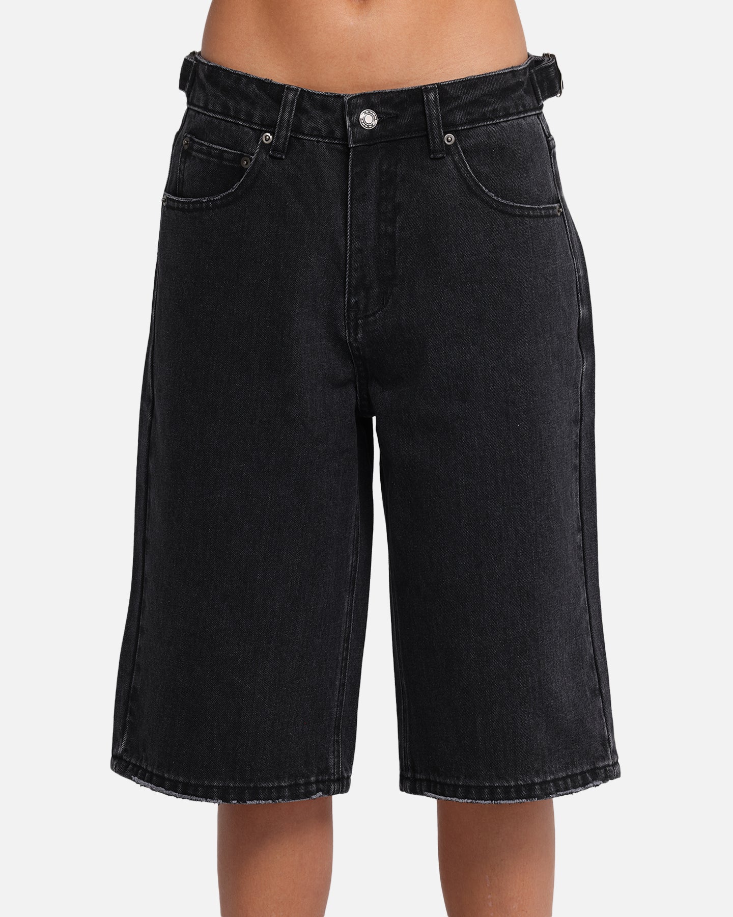 XXIII Women's Low Rider Jorts Washed Black | Culture Kings US