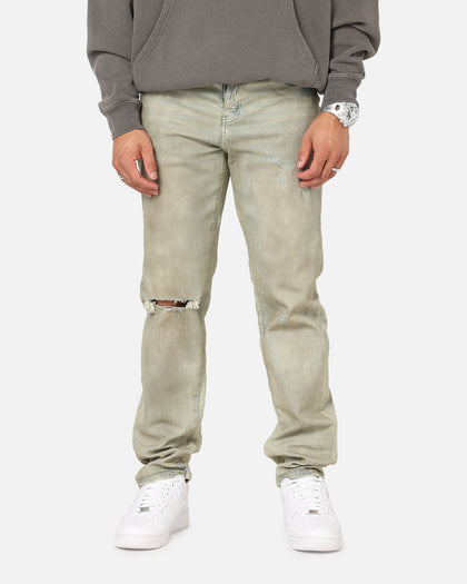 Saint Morta Psykhe Dirty Distressed Jeans Dirty Denim