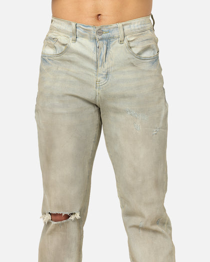 Saint Morta Psykhe Dirty Distressed Jeans Dirty Denim