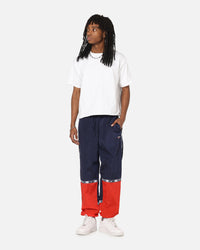 Reebok Colour Block Joggers Navy/Red