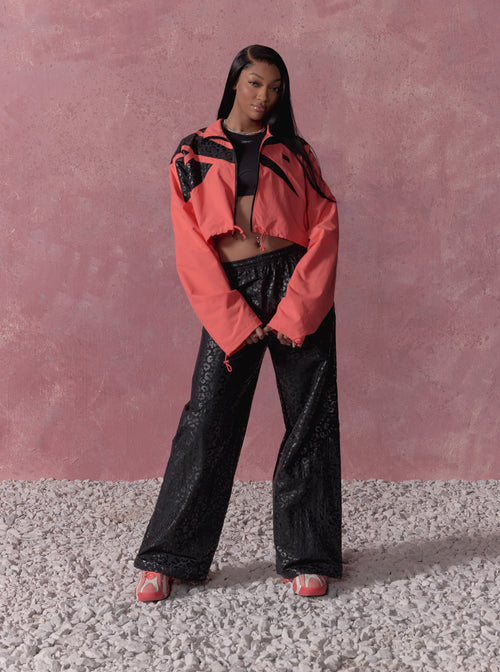 Reebok X Angel Reese Women's Hoop Pants Washed Black