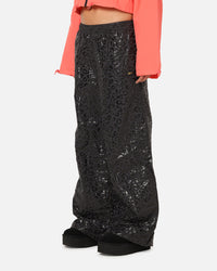 Reebok X Angel Reese Women's Hoop Pants Washed Black