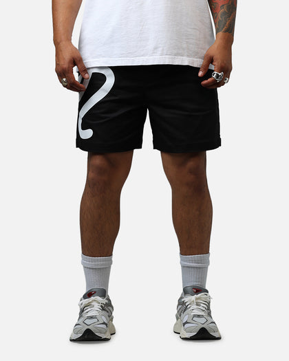 Malbon Menton Nylon Shorts Black