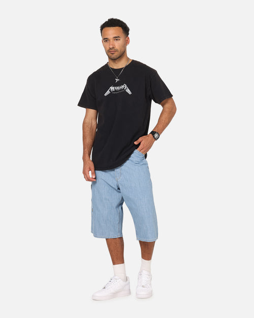 G-Star Bam Logger Denim Shorts Vintage Blue