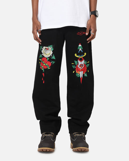 Ed Hardy Once Wounded Jeans Black