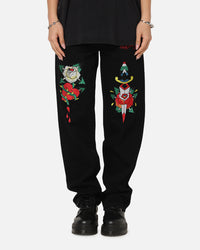 Ed Hardy Once Wounded Jeans Black