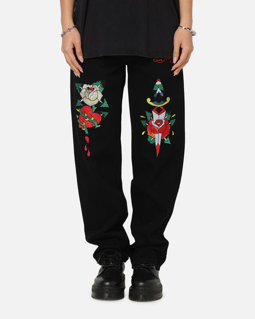 Ed Hardy Once Wounded Jeans Black