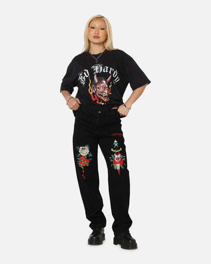Ed Hardy Once Wounded Jeans Black