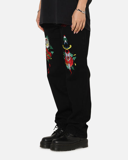 Ed Hardy Once Wounded Jeans Black