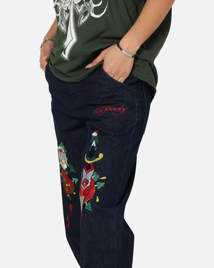Ed Hardy Once Wounded Jeans Dark Indigo
