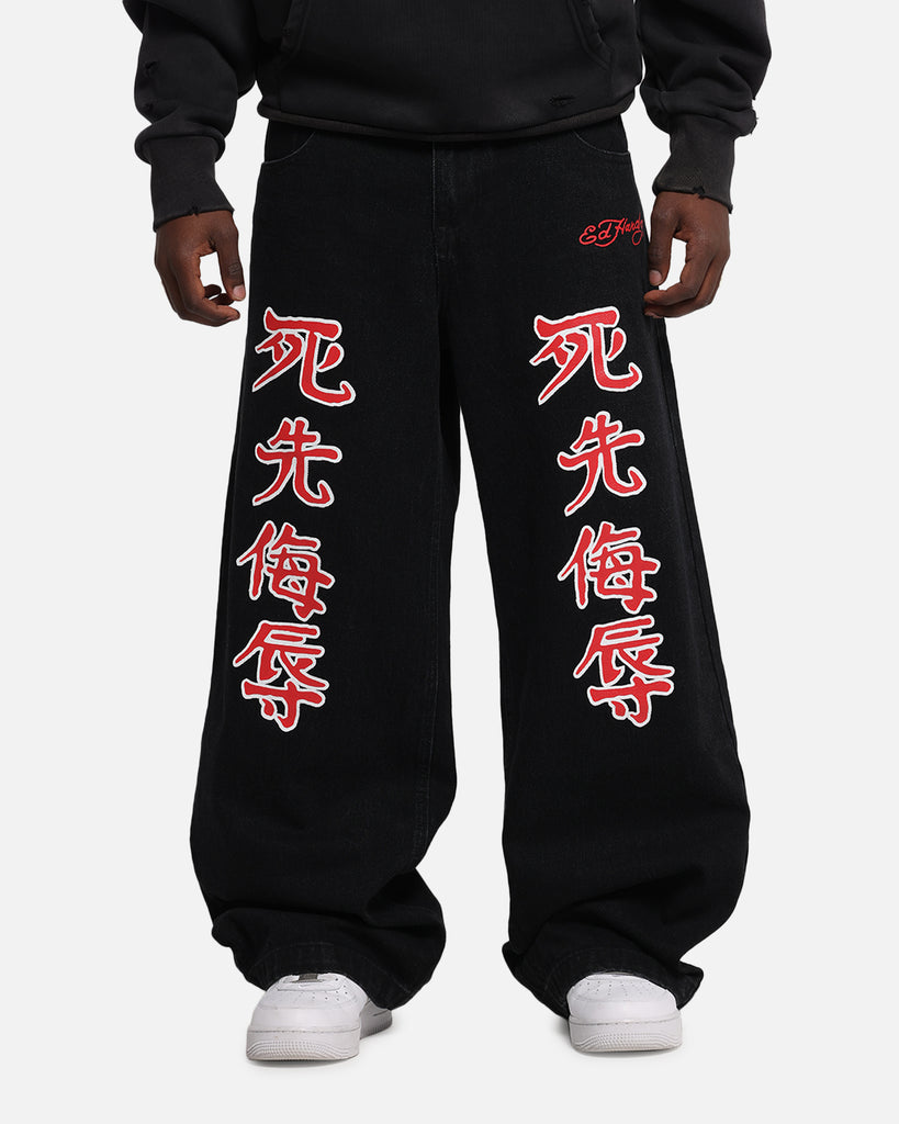 Ed Hardy Death Before Dishonour Jeans Black | Culture Kings US