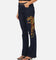 Ed Hardy Women's Feline Bootleg Jeans Indigo Denim