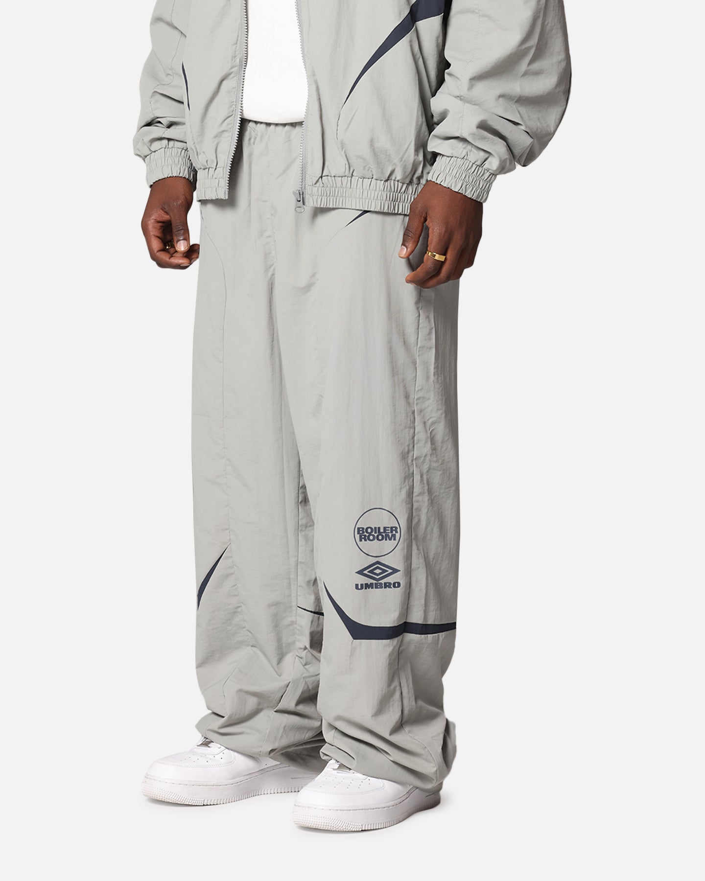 Boiler Room X Umbro Shell Track Pants Grey | Culture Kings US