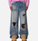 MNML Rave Distressed Jeans Vintage Blue