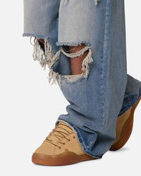 MNML Rave Distressed Jeans Vintage Blue