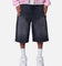 MNML Ultra Baggy Carpenter Shorts Washed Black
