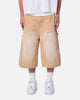 MNML Ultra Baggy Carpenter Shorts Washed Tan
