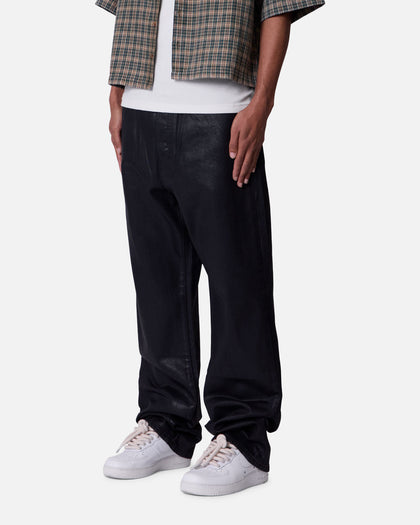 MNML Ultra Baggy Jeans Waxed Black