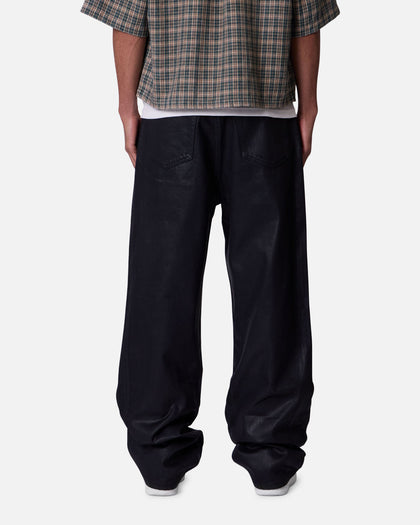 MNML Ultra Baggy Jeans Waxed Black