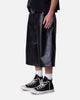 MNML Ultra Baggy Leather Shorts Black
