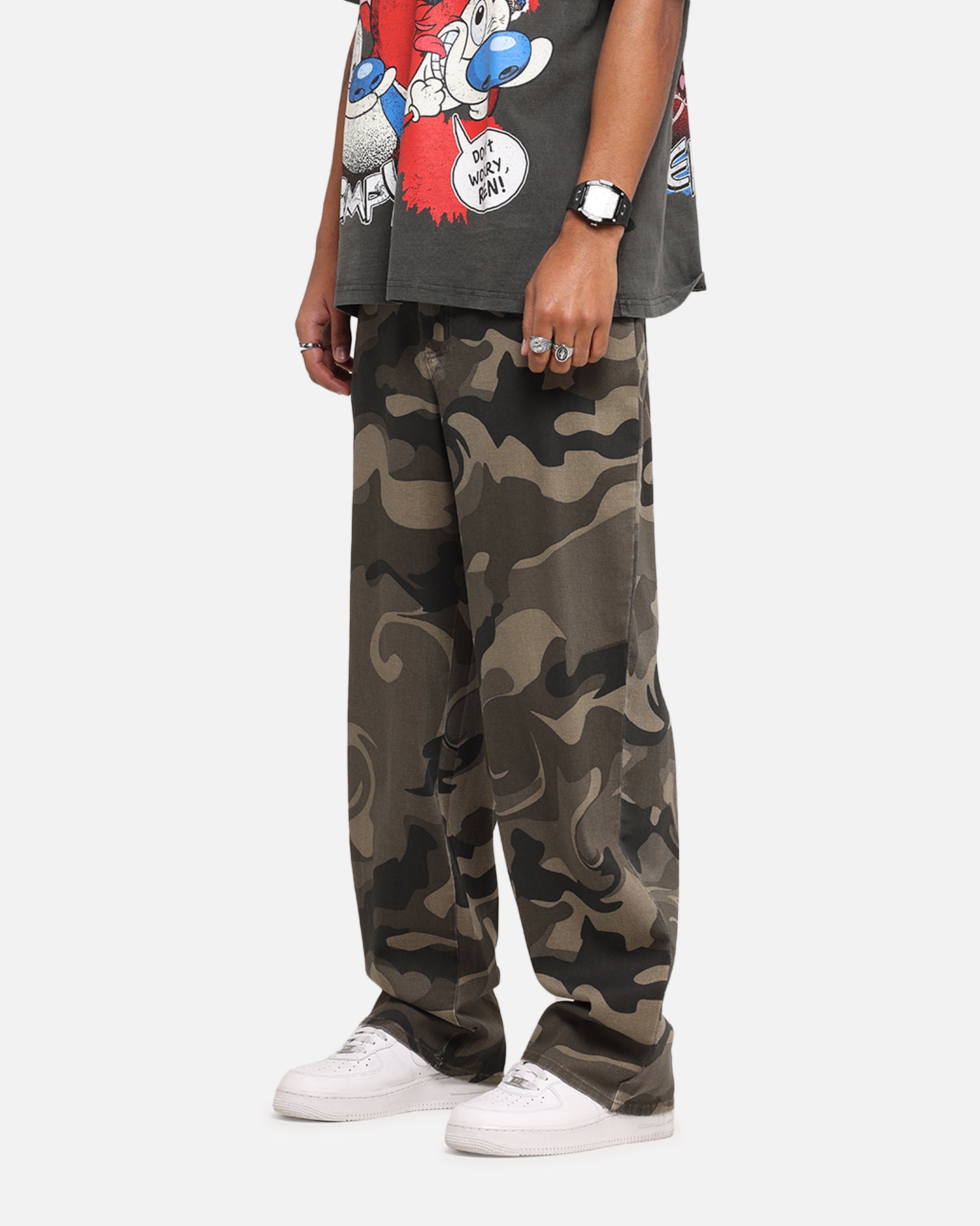 XXIII Washed Camo Pants Camo | Culture Kings US