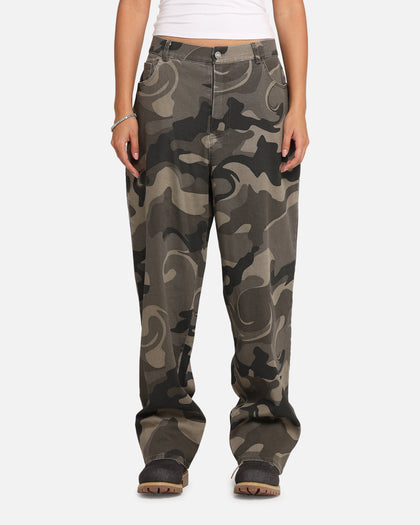 XXIII Washed Camo Pants Camo