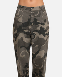 XXIII Washed Camo Pants Camo