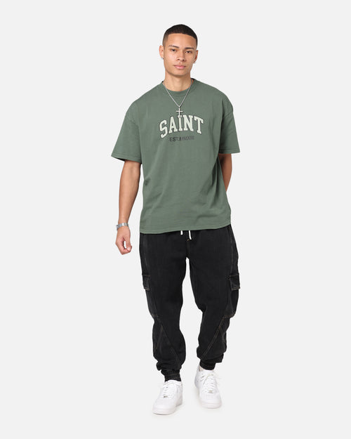 Saint Morta Rodeo Denim Joggers Black Shadow