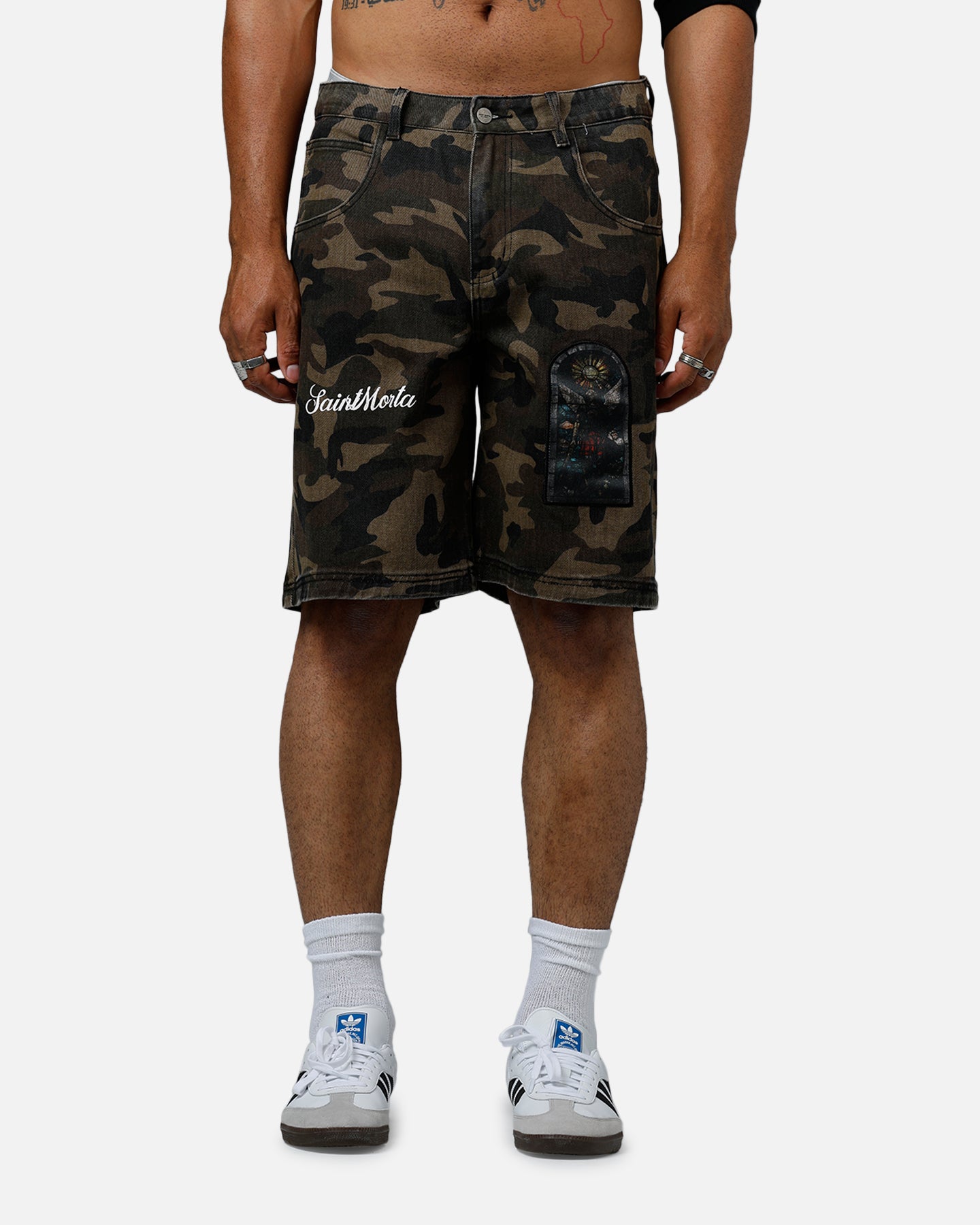 Saint Morta Kingdomcome Baggy Shorts Camo | Culture Kings US