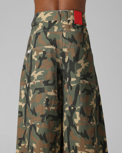 Loiter F-22 Raver Jeans Woodland Camo