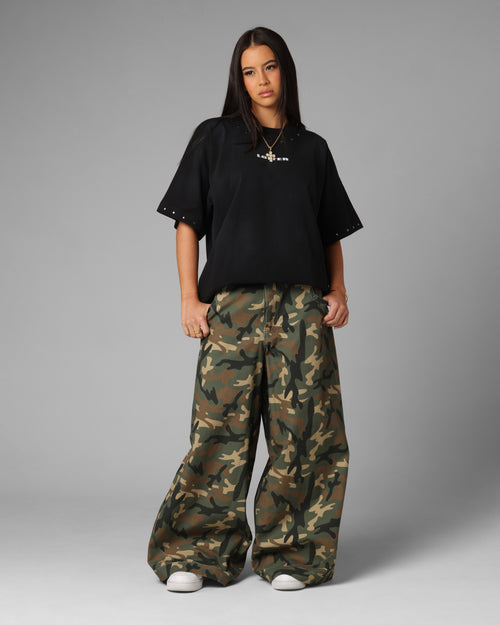 Loiter F-22 Raver Jeans Woodland Camo