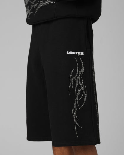 Loiter Opaque Sweat Shorts Black