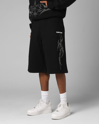 Loiter Opaque Sweat Shorts Black