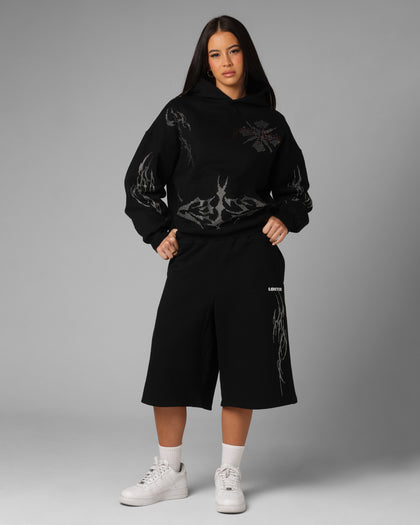 Loiter Opaque Sweat Shorts Black