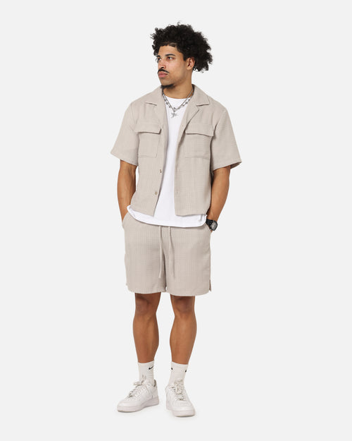 XXIII Textured Shorts Stone
