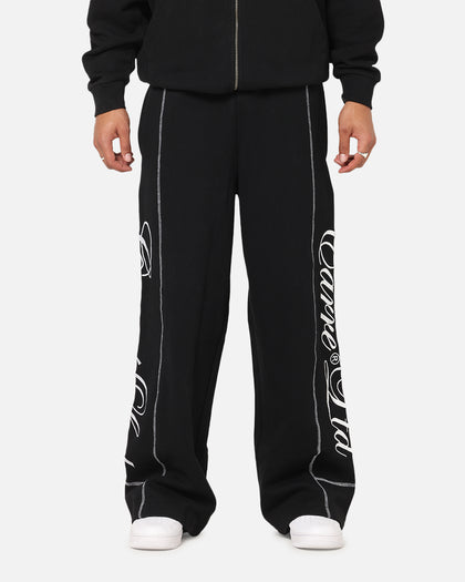 Carre Script Trackpants Black