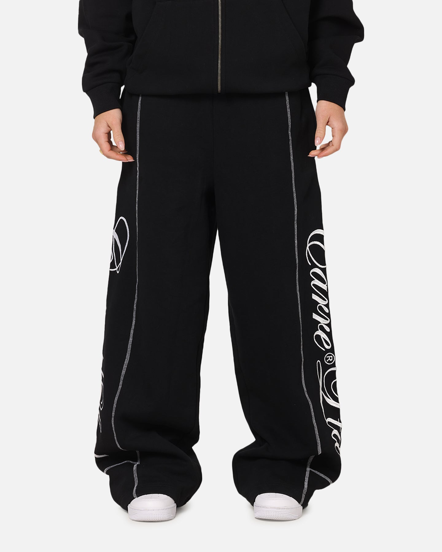 Carre Script Trackpants Black | Culture Kings US