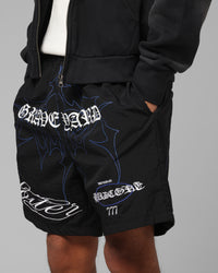 Loiter Hardcore Walk Shorts Black